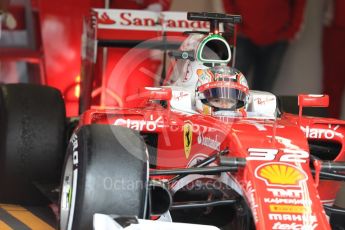 World © Octane Photographic Ltd. Scuderia Ferrari SF16-H – Charles Leclerc. Tuesday 12th July 2016, F1 In-season testing, Silverstone UK. Digital Ref : 1618LB1D7566