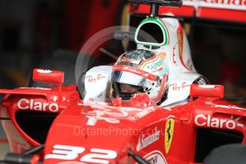 World © Octane Photographic Ltd. Scuderia Ferrari SF16-H – Charles Leclerc. Tuesday 12th July 2016, F1 In-season testing, Silverstone UK. Digital Ref : 1618LB1D7581