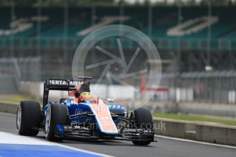 World © Octane Photographic Ltd. Manor Racing MRT05 – Rio Haryanto. Tuesday 12th July 2016, F1 In-season testing, Silverstone UK. Digital Ref :1618LB1D7607