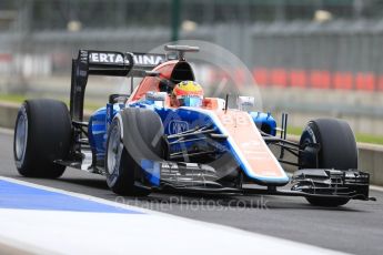 World © Octane Photographic Ltd. Manor Racing MRT05 – Rio Haryanto. Tuesday 12th July 2016, F1 In-season testing, Silverstone UK. Digital Ref :1618LB1D7615