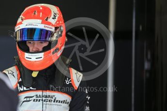 World © Octane Photographic Ltd. Sahara Force India VJM09 - Nikita Mazepin. Tuesday 12th July 2016, F1 In-season testing, Silverstone UK. Digital Ref :1618LB1D9008