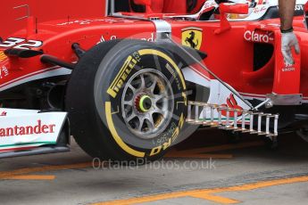 World © Octane Photographic Ltd. Scuderia Ferrari SF16-H – Charles Leclerc. Tuesday 12th July 2016, F1 In-season testing, Silverstone UK. Digital Ref :1618LB1D9063
