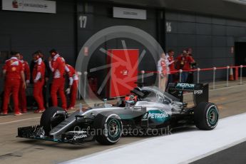 World © Octane Photographic Ltd. Mercedes AMG Petronas W07 Hybrid – Esteban Ocon. Tuesday 12th July 2016, F1 In-season testing, Silverstone UK. Digital Ref :1618LB1D9109