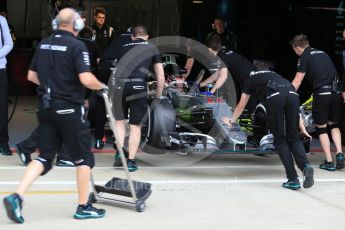 World © Octane Photographic Ltd. Mercedes AMG Petronas W07 Hybrid – Esteban Ocon. Tuesday 12th July 2016, F1 In-season testing, Silverstone UK. Digital Ref :1618LB1D9167