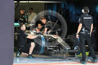 World © Octane Photographic Ltd. Mercedes AMG Petronas W07 Hybrid – Esteban Ocon. Tuesday 12th July 2016, F1 In-season testing, Silverstone UK. Digital Ref :1618LB1D9174