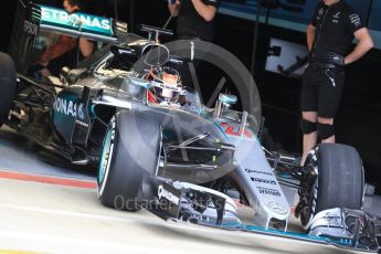 World © Octane Photographic Ltd. Mercedes AMG Petronas W07 Hybrid – Esteban Ocon. Tuesday 12th July 2016, F1 In-season testing, Silverstone UK. Digital Ref :1618LB1D9179