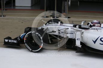 World © Octane Photographic Ltd. Williams Martini Racing, Williams Mercedes FW38 – Alex Lynn. Tuesday 12th July 2016, F1 In-season testing, Silverstone UK. Digital Ref :1618LB1D9252