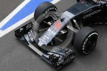 World © Octane Photographic Ltd. McLaren Honda MP4-31 – Fernando Alonso. Tuesday 12th July 2016, F1 In-season testing, Silverstone UK. Digital Ref : 1618LB1D9315
