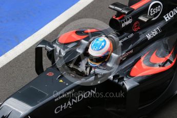World © Octane Photographic Ltd. McLaren Honda MP4-31 – Fernando Alonso. Tuesday 12th July 2016, F1 In-season testing, Silverstone UK. Digital Ref : 1618LB1D9319
