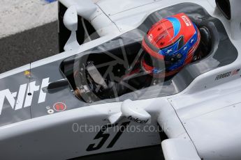 World © Octane Photographic Ltd. Haas F1 Team VF-16 Development driver - Santino Ferrucci. Tuesday 12th July 2016, F1 In-season testing, Silverstone UK. Digital Ref : 1618LB1D9358