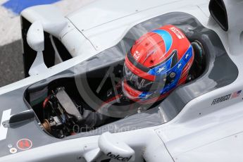 World © Octane Photographic Ltd. Haas F1 Team VF-16 Development driver - Santino Ferrucci. Tuesday 12th July 2016, F1 In-season testing, Silverstone UK. Digital Ref : 1618LB1D9379