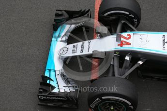 World © Octane Photographic Ltd. Mercedes AMG Petronas W07 Hybrid – Esteban Ocon. Tuesday 12th July 2016, F1 In-season testing, Silverstone UK. Digital Ref : 1618LB1D9414