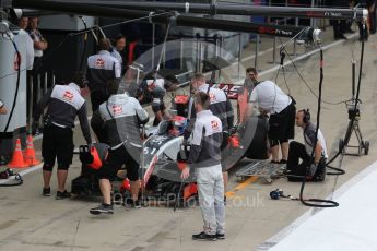 World © Octane Photographic Ltd. Haas F1 Team VF-16 Development driver - Santino Ferrucci. Tuesday 12th July 2016, F1 In-season testing, Silverstone UK. Digital Ref : 1618LB1D9428