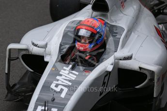 World © Octane Photographic Ltd. Haas F1 Team VF-16 Development driver - Santino Ferrucci. Tuesday 12th July 2016, F1 In-season testing, Silverstone UK. Digital Ref : 1618LB1D9454