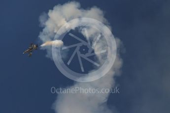 World © Octane Photographic Ltd. UAE Al Fursan (The Knights) Air Display Team – Aermacchi MB-339A. Saturday 26th November 2016, F1 Abu Dhabi GP - Yas Marina circuit, Abu Dhabi. Digital Ref :