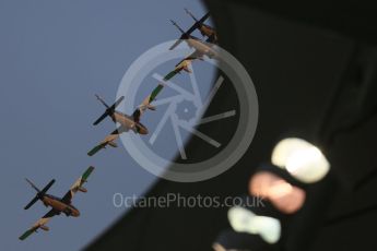 World © Octane Photographic Ltd. UAE Al Fursan (The Knights) Air Display Team – Aermacchi MB-339A. Saturday 26th November 2016, F1 Abu Dhabi GP - Yas Marina circuit, Abu Dhabi. Digital Ref :