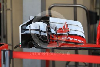 World © Octane Photographic Ltd. Scuderia Ferrari SF16-H – Front wing. Thursday 24th November 2016, F1 Abu Dhabi GP - Pitlane, Yas Marina circuit, Abu Dhabi. Digital Ref :