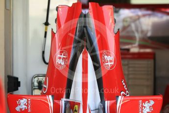 World © Octane Photographic Ltd. Scuderia Ferrari SF16-H – Bodywork. Thursday 24th November 2016, F1 Abu Dhabi GP - Pitlane, Yas Marina circuit, Abu Dhabi. Digital Ref :