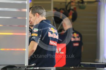 World © Octane Photographic Ltd. Red Bull Racing Chief Engineer - Paul Monaghan. Thursday 24th November 2016, F1 Abu Dhabi GP - Pitlane, Yas Marina circuit, Abu Dhabi. Digital Ref :