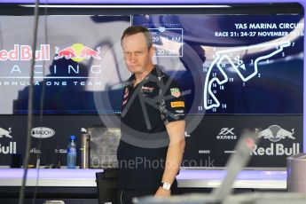 World © Octane Photographic Ltd. Red Bull Racing Chief Engineer - Paul Monaghan. Thursday 24th November 2016, F1 Abu Dhabi GP - Pitlane, Yas Marina circuit, Abu Dhabi. Digital Ref :