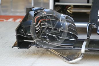 World © Octane Photographic Ltd. McLaren Honda MP4-31 – front wing. Thursday 24th November 2016, F1 Abu Dhabi GP - Pitlane, Yas Marina circuit, Abu Dhabi. Digital Ref :