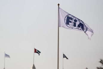 World © Octane Photographic Ltd. White FIA flag. Thursday 24th November 2016, F1 Abu Dhabi GP - Paddock, Yas Marina circuit, Abu Dhabi. Digital Ref :