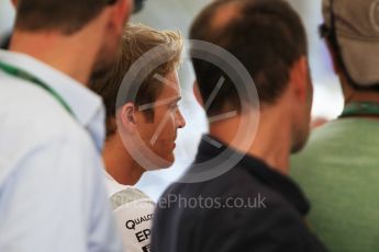 World © Octane Photographic Ltd. F1 Singapore GP paddock prior to the FIA Driver Press Conference part2, Yas Marina circuit, Abu Dhabi. Thursday 24th November 2016. Mercedes AMG Petronas – Nico Rosberg . Digital Ref :