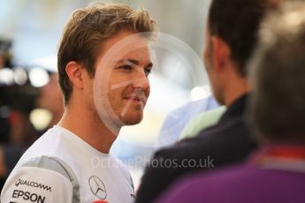 World © Octane Photographic Ltd. F1 Singapore GP paddock prior to the FIA Driver Press Conference part2, Yas Marina circuit, Abu Dhabi. Thursday 24th November 2016. Mercedes AMG Petronas – Nico Rosberg . Digital Ref :