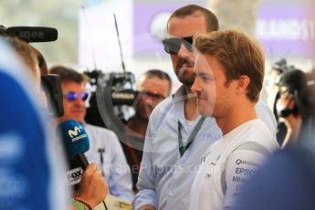 World © Octane Photographic Ltd. F1 Singapore GP paddock prior to the FIA Driver Press Conference part2, Yas Marina circuit, Abu Dhabi. Thursday 24th November 2016. Mercedes AMG Petronas – Nico Rosberg . Digital Ref :