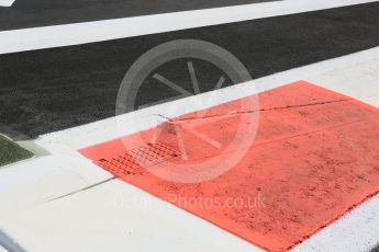 World © Octane Photographic Ltd. Turn 1 exit kerb. Thursday 24th November 2016, F1 Abu Dhabi GP - Track. Yas Marina circuit, Abu Dhabi. Digital Ref :