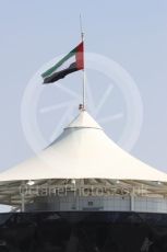 World © Octane Photographic Ltd. UAE Flag. Thursday 24th November 2016, F1 Abu Dhabi GP - Pitlane, Yas Marina circuit, Abu Dhabi. Digital Ref :
