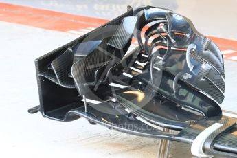 World © Octane Photographic Ltd. McLaren Honda MP4-31 – Front wing. Thursday 24th November 2016, F1 Abu Dhabi GP - Pitlane, Yas Marina circuit, Abu Dhabi. Digital Ref :