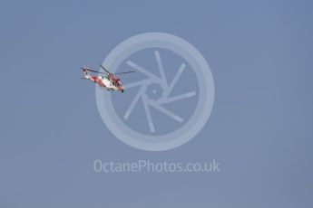 World © Octane Photographic Ltd. UAE Coastguard helicopter. Thursday 24th November 2016, F1 Abu Dhabi GP - Pitlane, Yas Marina circuit, Abu Dhabi. Digital Ref :