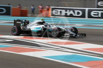 World © Octane Photographic Ltd. Mercedes AMG Petronas W07 Hybrid – Nico Rosberg. Friday 25th November 2016, F1 Abu Dhabi GP - Practice 1. Yas Marina circuit, Abu Dhabi. Digital Ref :