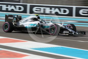 World © Octane Photographic Ltd. Mercedes AMG Petronas W07 Hybrid – Nico Rosberg. Friday 25th November 2016, F1 Abu Dhabi GP - Practice 1. Yas Marina circuit, Abu Dhabi. Digital Ref :
