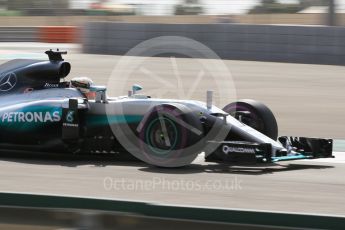 World © Octane Photographic Ltd. Mercedes AMG Petronas W07 Hybrid – Lewis Hamilton. Friday 25th November 2016, F1 Abu Dhabi GP - Practice 1. Yas Marina circuit, Abu Dhabi. Digital Ref :