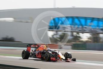 World © Octane Photographic Ltd. Red Bull Racing RB12 – Daniel Ricciardo. Friday 25th November 2016, F1 Abu Dhabi GP - Practice 1, Yas Marina circuit, Abu Dhabi. Digital Ref :
