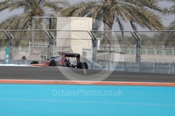 World © Octane Photographic Ltd. Scuderia Ferrari SF16-H – Sebastian Vettel. Friday 25th November 2016, F1 Abu Dhabi GP - Practice 1, Yas Marina circuit, Abu Dhabi. Digital Ref : 1756LB1D7767