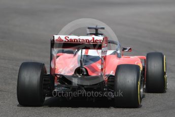 World © Octane Photographic Ltd. Scuderia Ferrari SF16-H – Sebastian Vettel with halo. Friday 25th November 2016, F1 Abu Dhabi GP - Practice 1, Yas Marina circuit, Abu Dhabi. Digital Ref : 1756LB1D7837