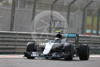 World © Octane Photographic Ltd. Mercedes AMG Petronas W07 Hybrid – Nico Rosberg. Friday 25th November 2016, F1 Abu Dhabi GP - Practice 1. Yas Marina circuit, Abu Dhabi. Digital Ref : 1756LB1D8457