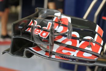 World © Octane Photographic Ltd. Scuderia Toro Rosso STR11 – Front Wing. Friday 25th November 2016, F1 Abu Dhabi GP - Practice 1, Yas Marina circuit, Abu Dhabi. Digital Ref :