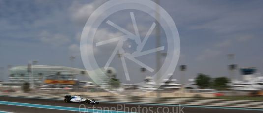 World © Octane Photographic Ltd. Williams Martini Racing, Williams Mercedes FW38 – Felipe Massa. Friday 25th November 2016, F1 Abu Dhabi GP - Practice 1, Yas Marina circuit, Abu Dhabi. Digital Ref : 1756LB2D7174