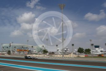 World © Octane Photographic Ltd. Mercedes AMG Petronas W07 Hybrid – Lewis Hamilton. Friday 25th November 2016, F1 Abu Dhabi GP - Practice 1. Yas Marina circuit, Abu Dhabi. Digital Ref : 1756LB2D7195