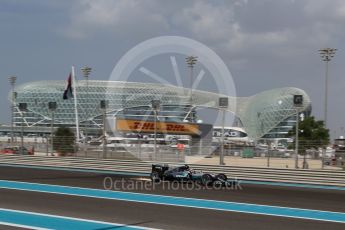 World © Octane Photographic Ltd. Mercedes AMG Petronas W07 Hybrid – Lewis Hamilton. Friday 25th November 2016, F1 Abu Dhabi GP - Practice 1. Yas Marina circuit, Abu Dhabi. Digital Ref : 1756LB2D7219