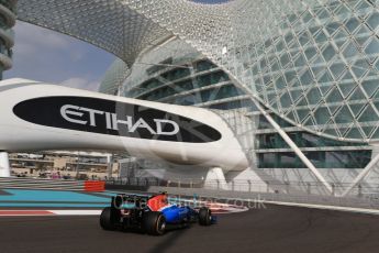 World © Octane Photographic Ltd. Manor Racing MRT05 – Esteban Ocon. Friday 25th November 2016, F1 Abu Dhabi GP - Practice 1, Yas Marina circuit, Abu Dhabi. Digital Ref : 1756LB2D7326