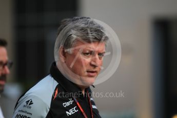 World © Octane Photographic Ltd. Sahara Force India COO (Chief Operating Officer) - Otmar Szafnauer. Friday 25th November 2016, F1 Abu Dhabi GP - Practice 2, Yas Marina circuit, Abu Dhabi. Digital Ref :