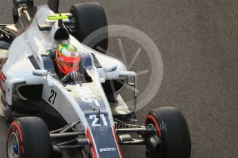 World © Octane Photographic Ltd. Haas F1 Team VF-16 - Esteban Gutierrez. Friday 25th November 2016, F1 Abu Dhabi GP - Practice 2, Yas Marina circuit, Abu Dhabi. Digital Ref :