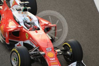 World © Octane Photographic Ltd. Scuderia Ferrari SF16-H – Sebastian Vettel. Friday 25th November 2016, F1 Abu Dhabi GP - Practice 2, Yas Marina circuit, Abu Dhabi. Digital Ref :