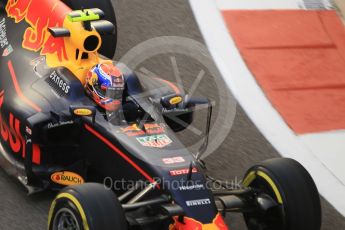 World © Octane Photographic Ltd. Red Bull Racing RB12 – Max Verstappen. Friday 25th November 2016, F1 Abu Dhabi GP - Practice 2, Yas Marina circuit, Abu Dhabi. Digital Ref :
