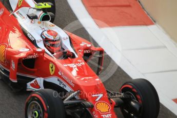 World © Octane Photographic Ltd. Scuderia Ferrari SF16-H – Kimi Raikkonen. Friday 25th November 2016, F1 Abu Dhabi GP - Practice 2, Yas Marina circuit, Abu Dhabi. Digital Ref :